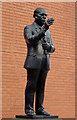 Statue of Dr Ambedkar at the Buddha Vihara, Wolverhampton