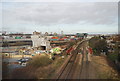 Railway line heading north