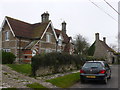 ST7116 : Houses in Stalbridge Weston by Nigel Mykura