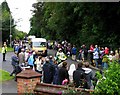 The Olympic Torch processionon Warwick Road