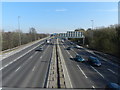 M60, looking east from the B5095 bridge