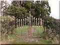 Gates to St. Davids Church at Henllan Amgoed