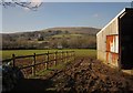 Barn and pasture near Wrangaton