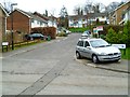 Looking into Langbar Close from Bronte Way with really bad parking