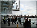 View of the Royal Docks apartments from the Emirates Royal Docks cable car stop