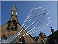 Giant whisk sculpture (detail)