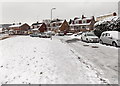 ST3090 : Icy road and pavements, Alder Grove, Malpas, Newport by Jaggery