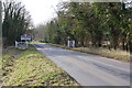 Honeybottom Lane at entrance to Dry Sandford