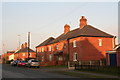 Traditional houses on the B1202 southwards out of Wragby