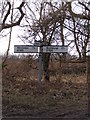 Roadsign on the B1125 Aldeburgh Road