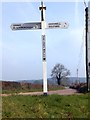 Priory Wall Cross signpost