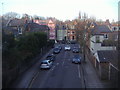 Northwood Road from the old rail bridge