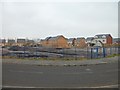 New houses by the River Clyde in Greenock/Port Glasgow