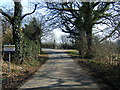 Peck Mill Lane looking east