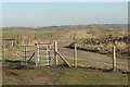 SS7980 : Kissing gate and track near Sker House by eswales