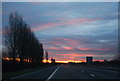 TQ8661 : Sunrise, M2 by N Chadwick