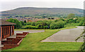 Across Llynvi Valley to site of Cwmdu station