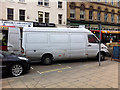 White van unloading on Northgate, Halifax