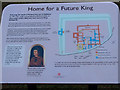 NY5129 : Information Board, Penrith Castle by wfmillar