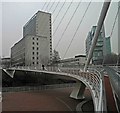 The Trinity footbridge Manchester