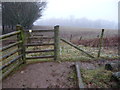 Footpaths stiles on Clytha Hill, Monmouthshire