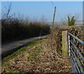 Gate along Hallaton Road