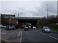 Motorway bridge over Stretford Road, Urmston