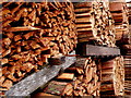 ST4223 : Fuel Wood For Pottery Kilns by Nigel Mykura