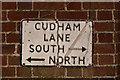 Cudham street sign