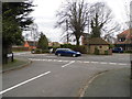 Westerham Close at the junction of New Haw Road