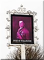 Duke of Wellington (2) - sign, 101 Warwick Road, Banbury