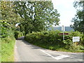 Taff Trail and the road to Llanfrynach