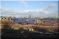 TQ5846 : Trains in the Tonbridge sidings by N Chadwick