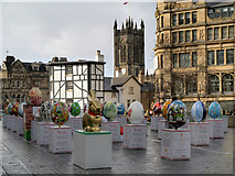 SJ8398 : Exchange Square, The 2013 Easter Egg Hunt by David Dixon