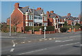 Houses at the SW end of Jenner Road, Barry