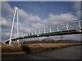 SX8671 : Town Quay Bridge by Derek Harper