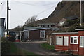 Monmouth Beach chalets affected by landslip