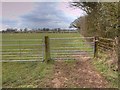 Diverted bridleway near Deer Park Farm