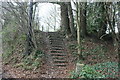 Greensand Way up the steps