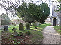 SU2845 : SS Peter & Paul, Thruxton: churchyard (d) by Basher Eyre