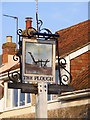 TM5197 : The Plough Inn Public House sign by Geographer