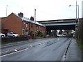 M6 bridge over Higher Walton Road