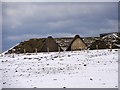 Bunkers in the snow