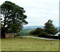 Old railway wagon used for storage, Glebe Farm west of Llanddewi Fach