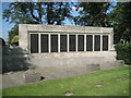 SP0891 : Northern wall of a war memorial, Witton Cemetery by Robin Stott