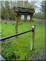 Noticeboard at Sponders Mede