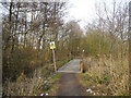 Footbridge west of Woodley Recreation Ground