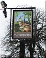 The Roebuck (2) - sign, 102 Amblecote Road, Brierley Hill