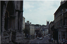 TF0307 : Stamford: view down the High Street from outside St Mary's by Christopher Hilton