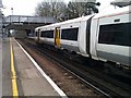 Train and bridges at Mottingham Station